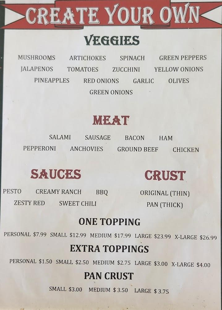 King City Pizza Menu image 1